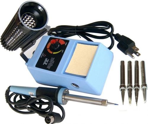NEW 50 watt Soldering STATION &amp; 4 DIFFERENT TIPS free solder iron lead 50w kit