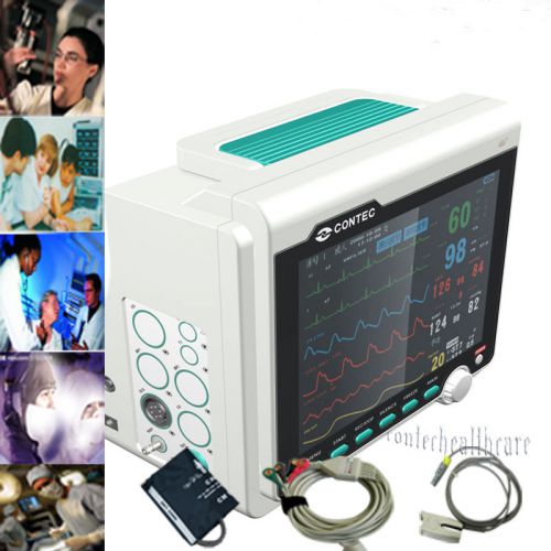 Cms6000 multi-parameter monitor,icu patient monitor with ecg,nibp,spo2 for human for sale