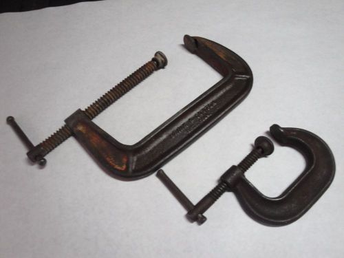Clamps brinks &amp; cotton &#034;C&#034; clamps JH williams &amp; co. (2pieces)