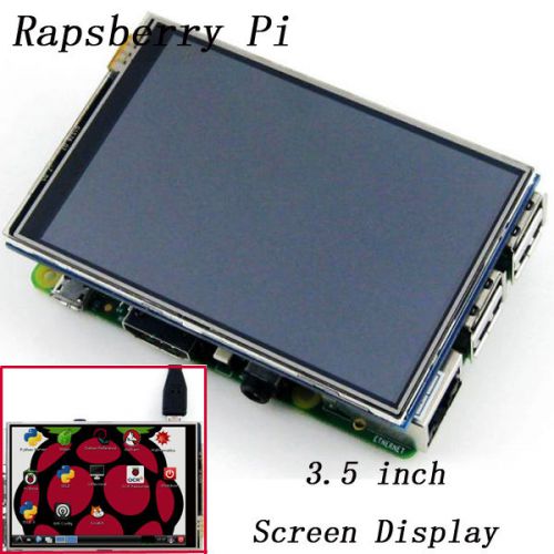 Hot 3.5&#034; tft lcd shield touch screen kit display+case+heatsinks fr raspberry pi for sale