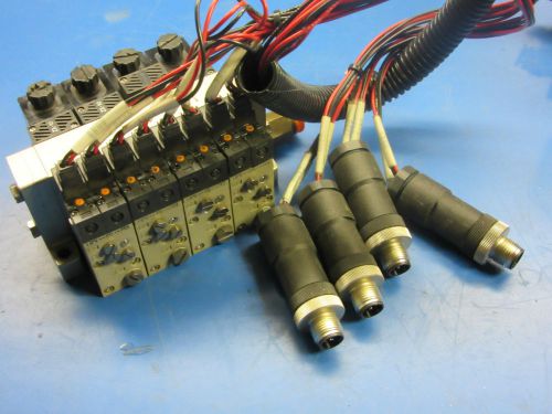 4 smc nzx1-vak15loz-d-s vacuum switch assembly w/ cable #e14 for sale