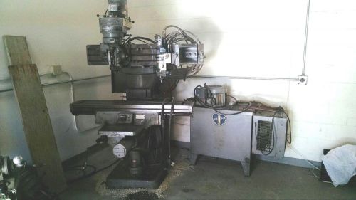 Bridgeport Vertical Milling Machine Twin Head Tracer 1 &amp; 2 HP with True Trace