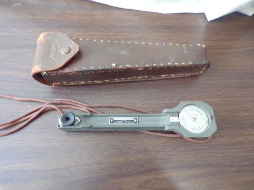 Vintage field range finder meyer-opticraft with  leather case made in usa for sale