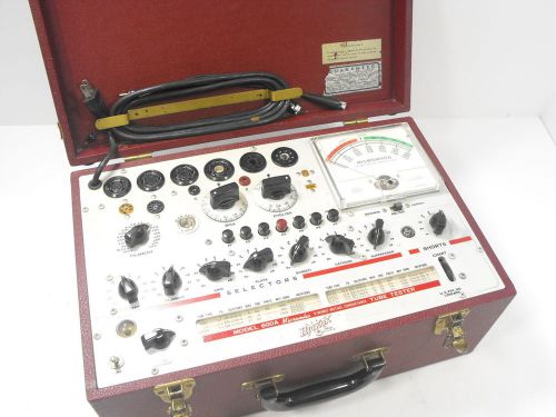 Hickok 600A Microhmo Dynamic Mutual Conductance Tube Tester VINTAGE (Working)