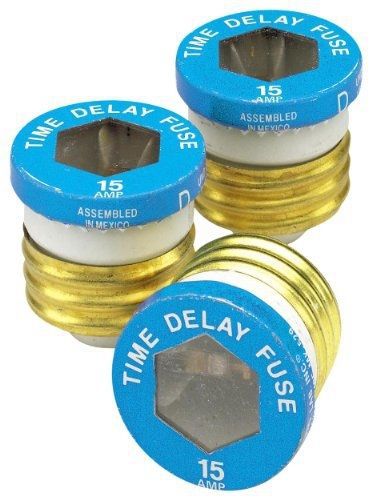 Leviton 7942-15 15 amp time delay plug fuse for sale