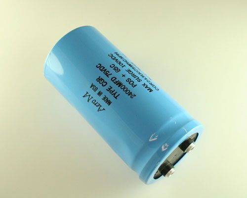 24000uF 75V Aluminum Electrolytic Large Can Capacitor CGR243U075W5C3PH