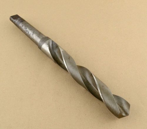 Cle-forge 1-15/32&#034; mt4 (morse taper 4) shank drill bit hss usa vg used condition for sale