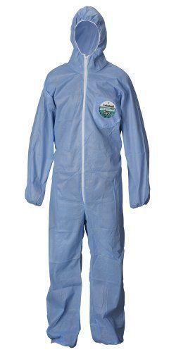 Lakeland safegard economy sms coverall with hood  disposable  elastic cuff  x-la for sale
