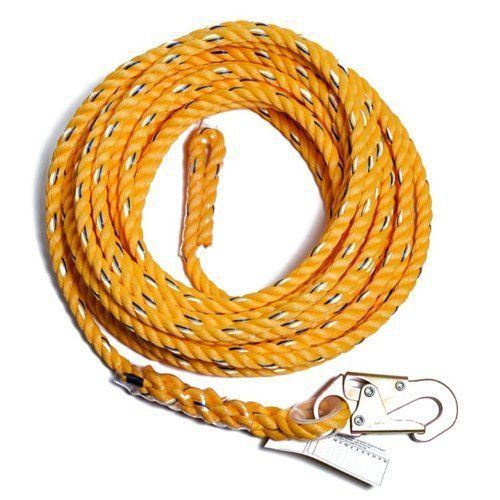 Guardian Fall Protection 01360 VL58-100 Standard 5/8 Inch Thick Rope with Snapho