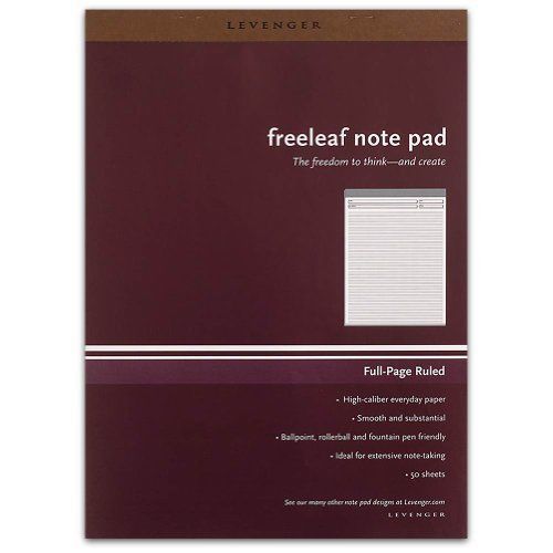 NEW Levenger Freeleaf Full Page Ruled Pads  Letter (5) (ADS5640)