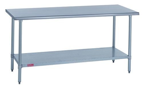 Duke 314-3072 Work Table 72&#034;L 30&#034;W stainless top without splash