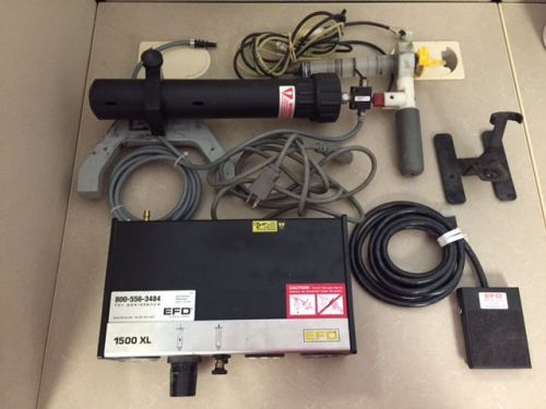 Nordson efd model 1500xl adhesive dispenser w/ accessories for sale