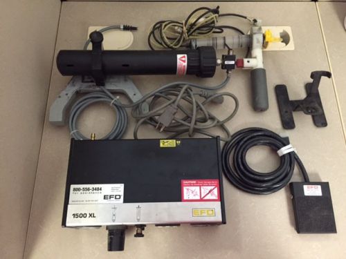 Nordson EFD Model 1500XL Adhesive Dispenser w/ accessories