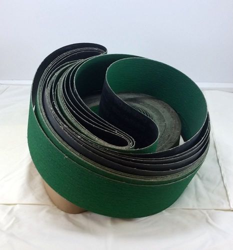 4 in. x 132 in. 50 Grit Alumina Zirconia Cloth Sanding Belts (5-Pack)