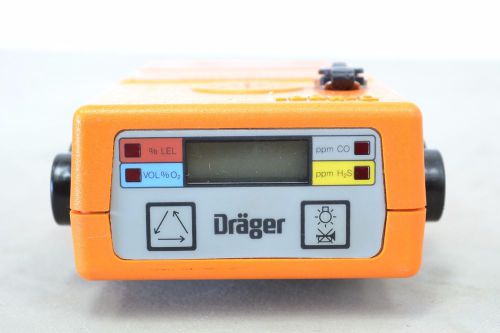 Drager Quadalarm gas Detector OX, CO, EX, H2S