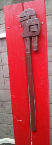 1937 STILLSON 36&#034;  Pipe Wrench - Mfg  Ridge Tool Co. - North Ridgeville, OH