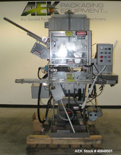 Used- Thiele Rotary Outserter/Topserter Placer, Model 34-000. Production speed: