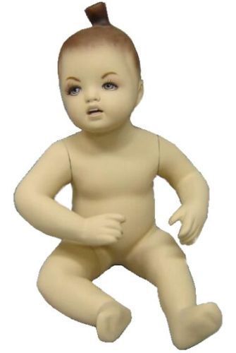 Fiberglass Child- Sitting Baby Girl Mannequin