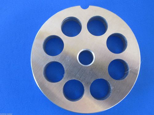 #22 x 5/8&#034; meat grinder plate disc stainless steel fits mtn cabelas &amp; more for sale