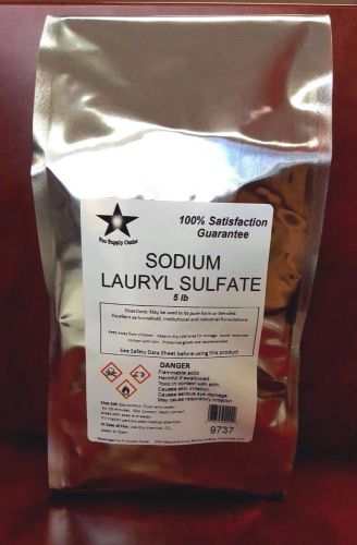 Sodium Lauryl Sulfate (SLS) Usp/Kosher 5 Lb. Pack