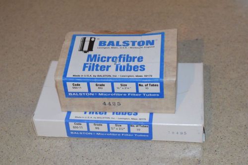 Balston microfibre filter tubes 1/2&#034; x 2 1/4&#034; for sale