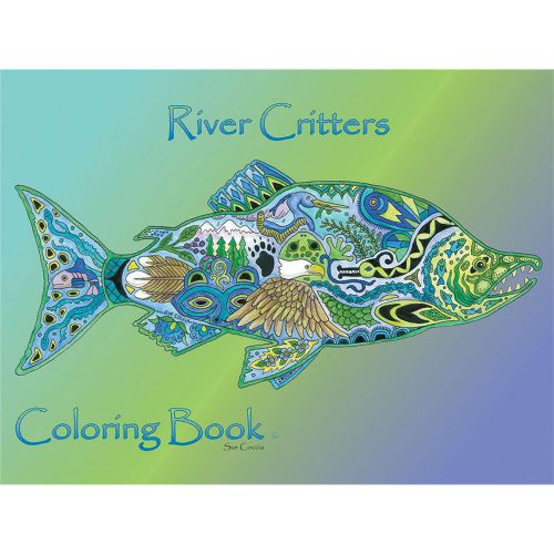 EarthArt Coloring Book-River Critters