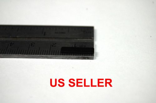 x10 N35 Black Nickel 15x4x1mm Neodymium Rare-Earth Block Magnets