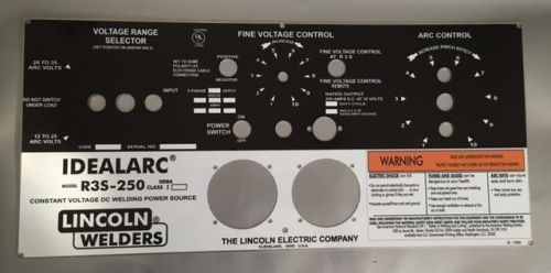 Lincoln Electric Arc Welder Idealarc RS3-250 Replacement Control Plate