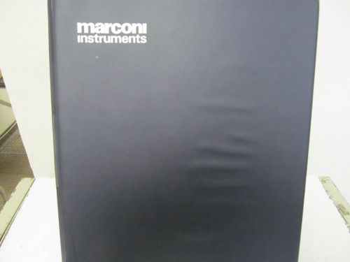 Marconi TF 2092C, TF 2091C Noise Generator/Receiver Instruction Manual w/schem