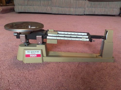 Ohaus Scale Balance Beam Triple 2610g Series 700 Vintage 800 gram 2oz 5lb 2
