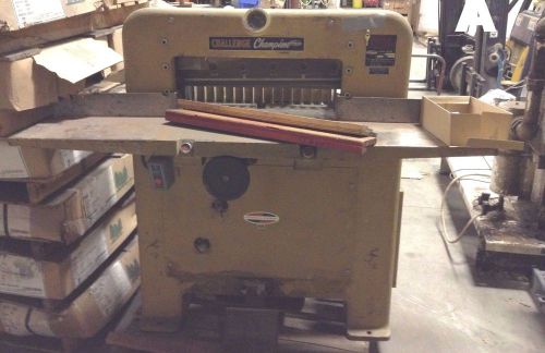 Challenge champion mb 230 paper cutter cutter machine for sale