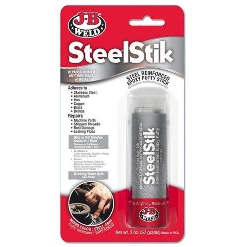 J-B JB Weld STEEL STIK Epoxy Putty 2oz  #8267-S