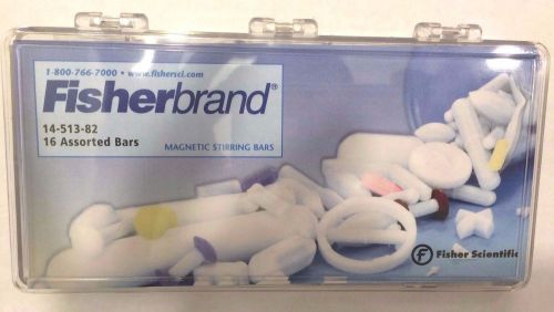 Assorted fisherbrand octagonal magnetic stir bar kit set of 16 for sale