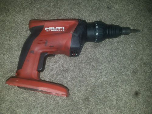 Hilti ST1800-A18 18 volt Cordless Torque Metal Screwdriver VERY NICE!!!