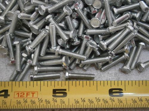Machine Screws #4/40 x 1/2&#034; Long Indented Hex Head Steel Zinc Lot of 150 #5171