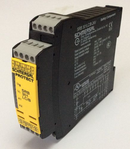 ** new **  safety relay schmersal srb301lc/b - 24v - 101177962 for sale