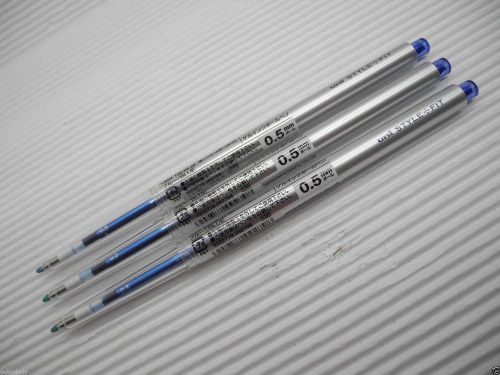 Free Shipping 3 pens UNI-BALL style-fit UMN-139 0.5mm gel roller ball pen BLUE