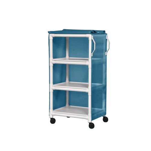 3 shelf cart with cover - 26&#034; x 20&#034; shelves mesh suncast blue          1 ea for sale