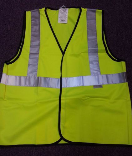 Lot of green yellow lime 50 Class 2 Safety Vests size S/M for adults #E103 RTEX