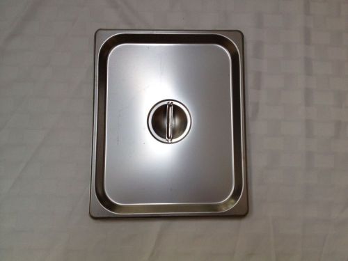 NEW Winco SPSCH, Half-Size Solid Stainless Steel Steam Table Pan Cover, NSF