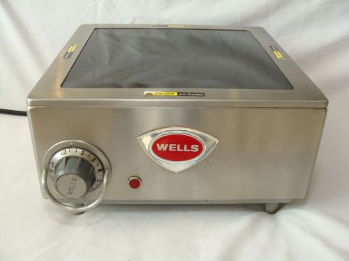 Wells HC-100 Hotplate countertop electric glass-ceramic one burner 7&#034;...