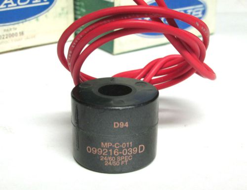 Nib .. asco red-hat 24v solenoid coil replacement cat# 099216-.039d ...  vv-1047 for sale