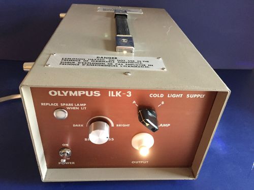 OLYMPUS ILK-3 COLD LIGHT SUPPLY