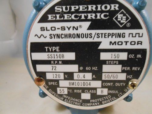 SS150B Superior Stepping Motor NEW IN BOX OLD STOCK