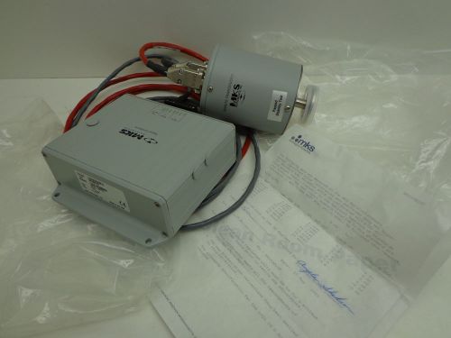 MKS signal conditioner 4-20ma 5-torr w/pressure transducer sensor 621C Warranty