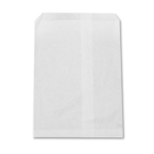 100 White Kraft Gift Bags Merchandise Bags Paper Bags 5&#034;x 7&#034;