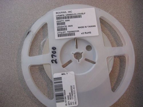 Reel of PCB Components MFG No: CR0603-FX-174ELF Qty on Reel: 2700