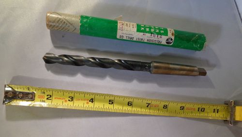 Precision twist high speed taper shank #2 drill 17/32  #2 used for sale