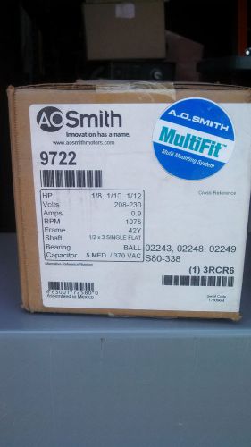 Century AO Smith 9722 Condenser Fan Motor Multi-fit