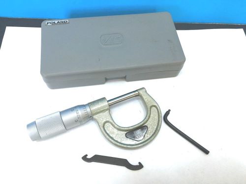 VIS .0001 carbide 0-1&#034; micrometer machinist toolmaker tools